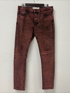 Topman Skinny Jeans in Rust Wash
#1153